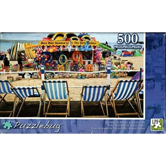 Weymouth Beach, England, UK - 500 Pieces Jigsaw Puzzle