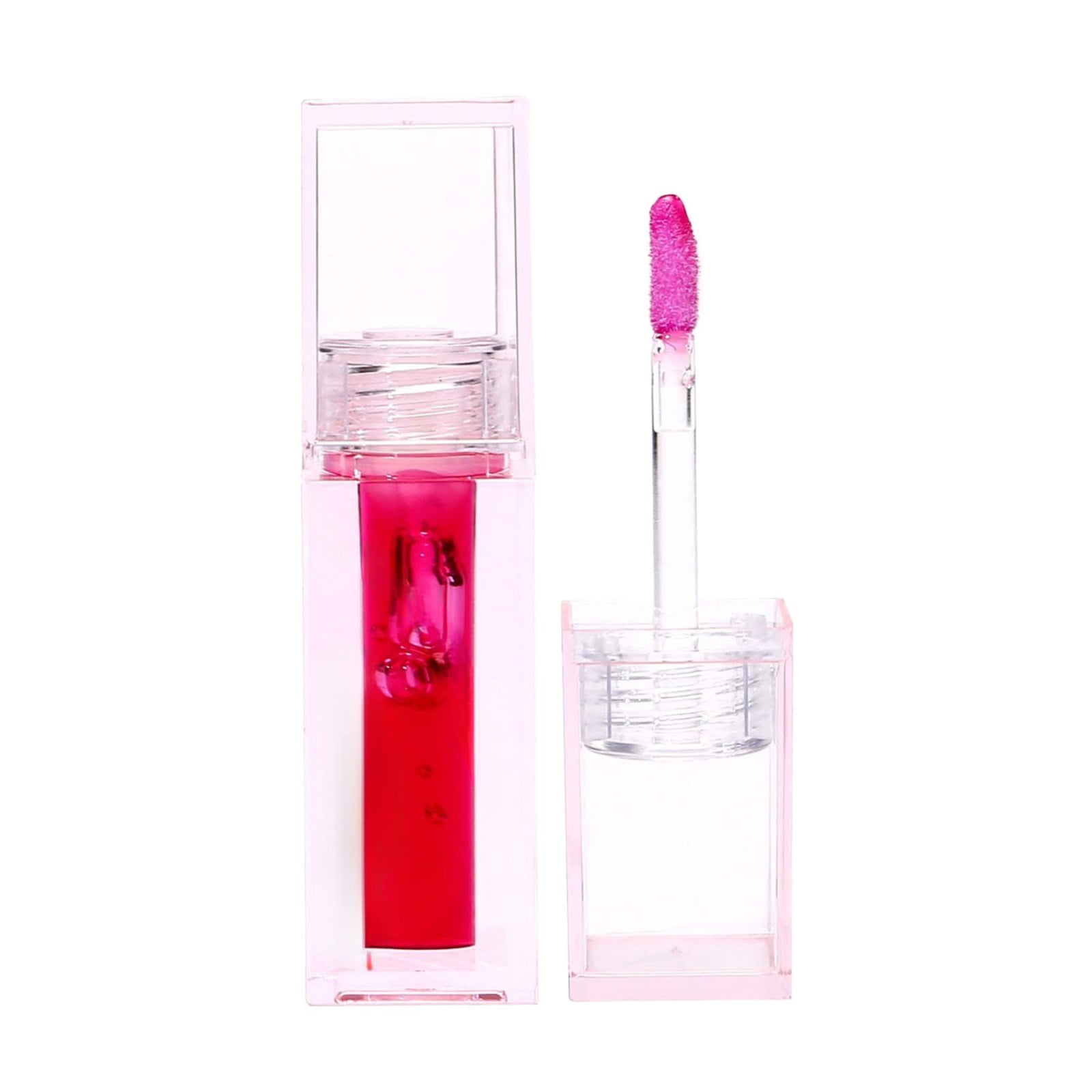 Weyolog Chapstick， Fruity Four Color Transparent Lip Gloss with Fine