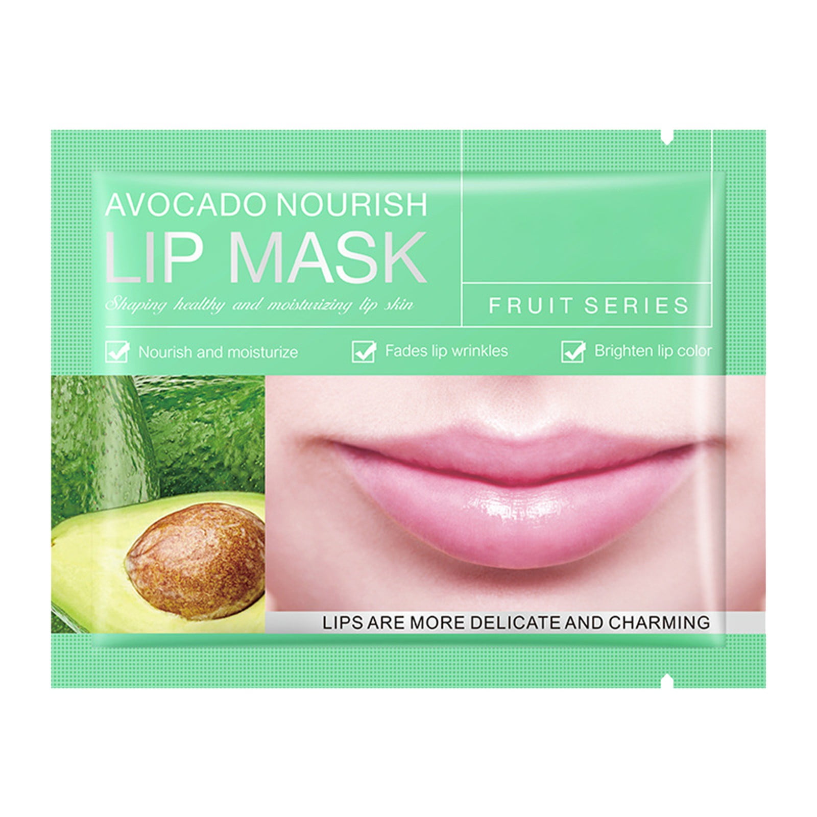 Weyolog Collagen Mask， Avocados Plant Fruit Essences Lip Film Sheet