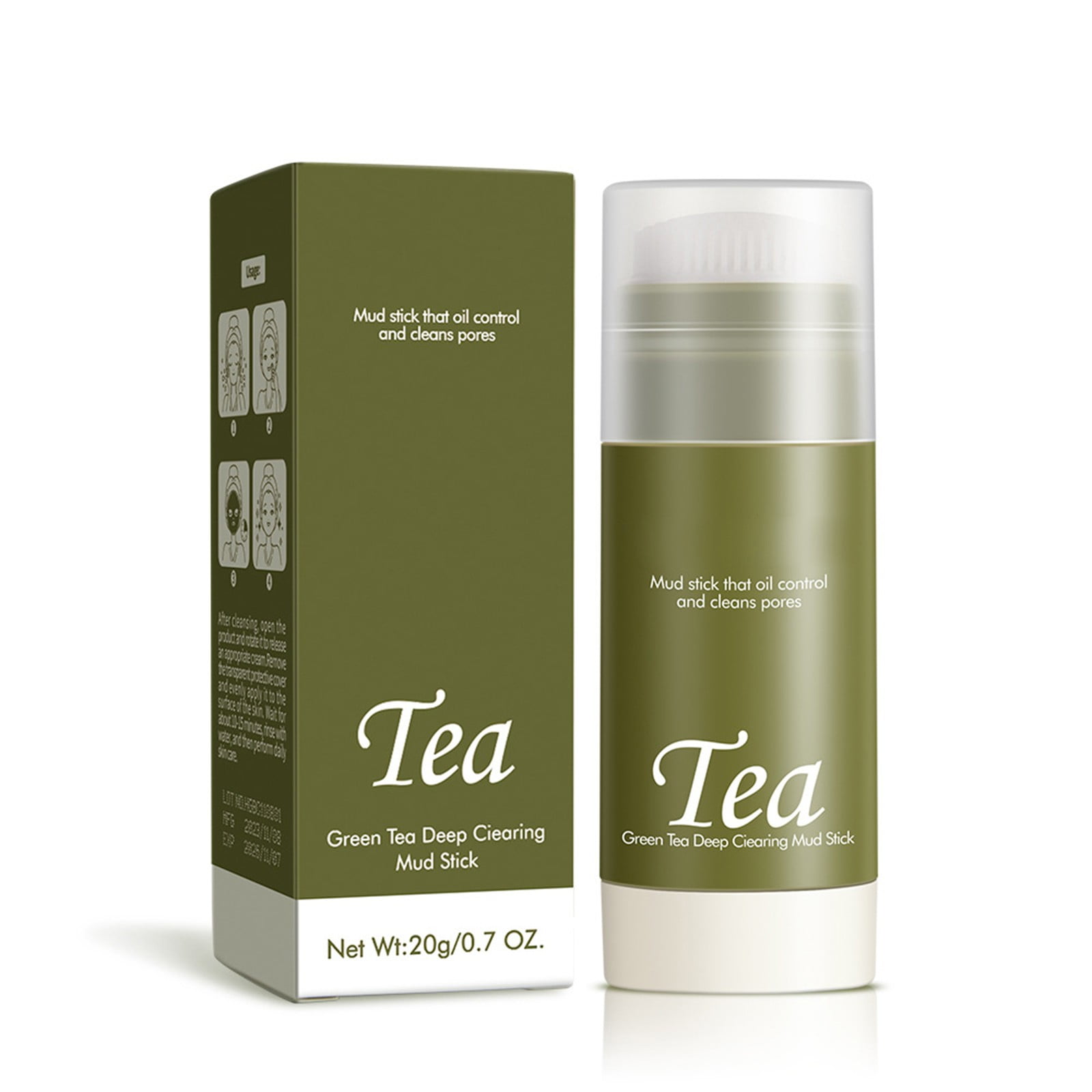 Weyolog Collagen Mask， Green Tea Oil Control Stick Control Deep Cleanse