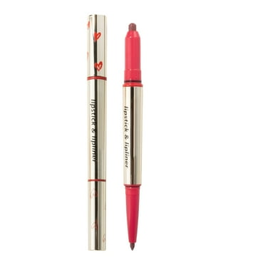 Weyolog Double Ended Lipstick Lip Liner Two In One Multi Color Long Lasting Lip Plumping Non Fading Liner Pen