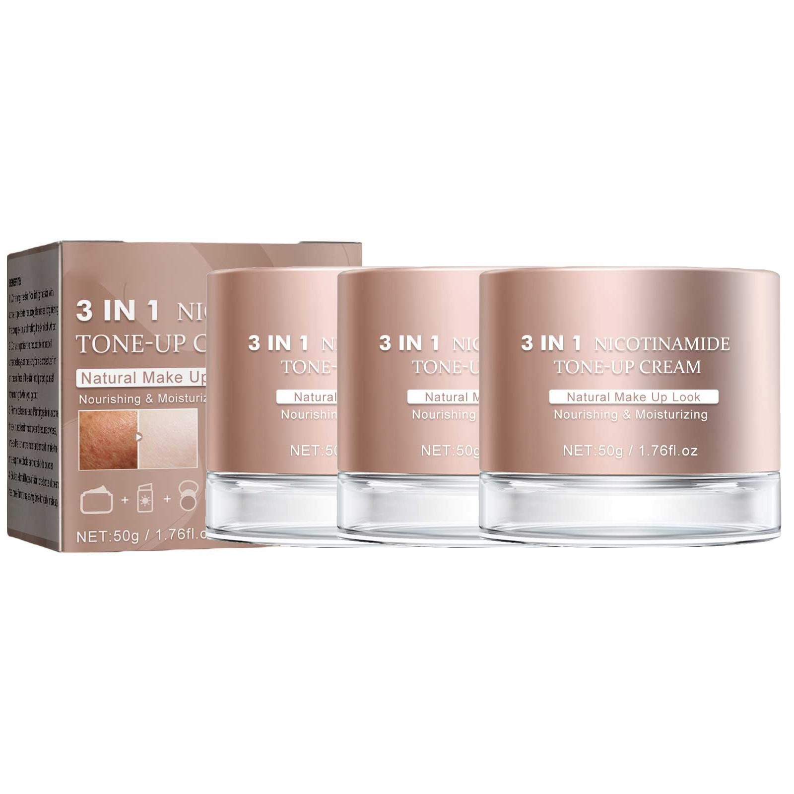 Weyolog Face Cream Brightening for Skin 3 In I tone Up Long Lasting