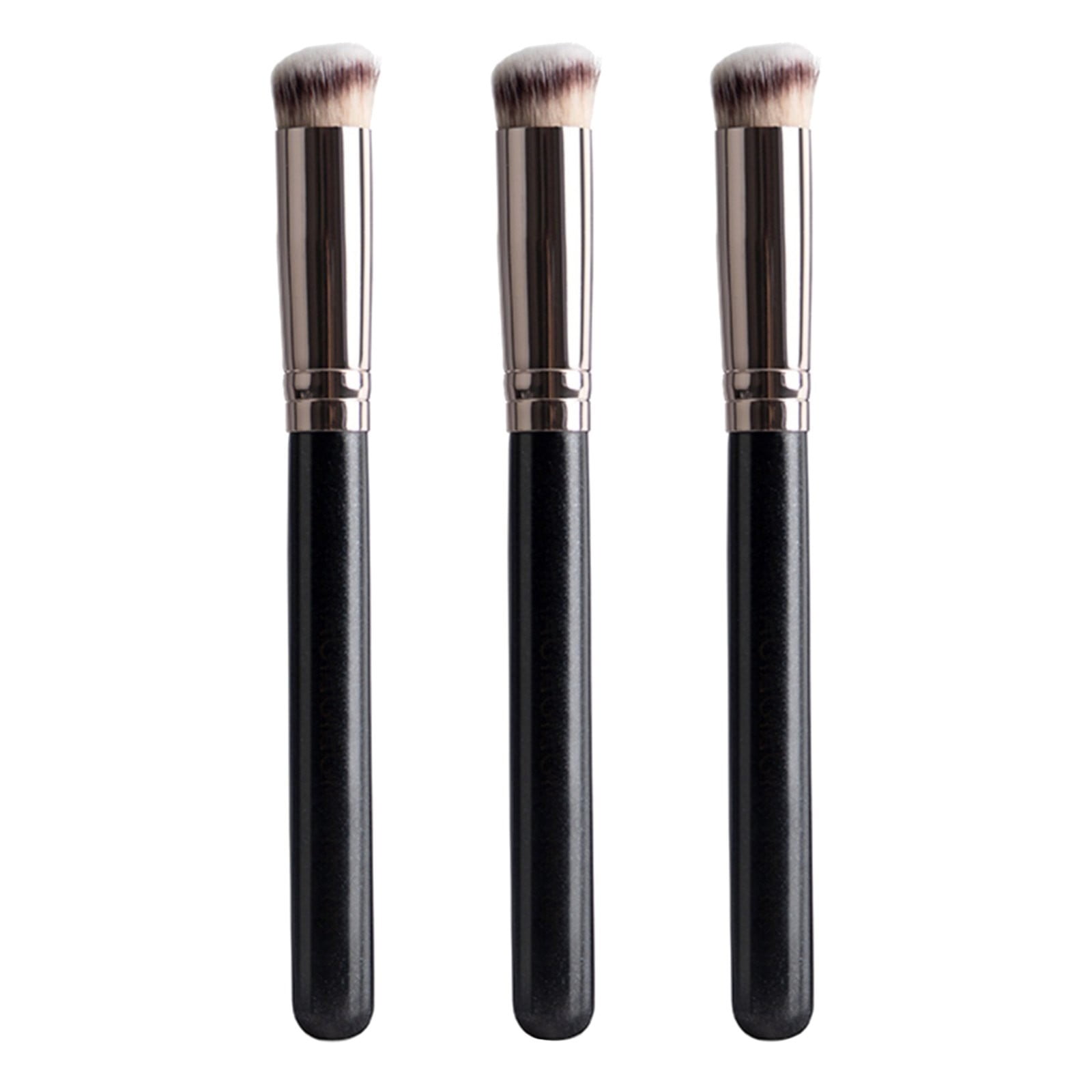 Weyolog Makeup Brush Set 2/3/4Pcs Concealer Under Mini Angled Flat Top