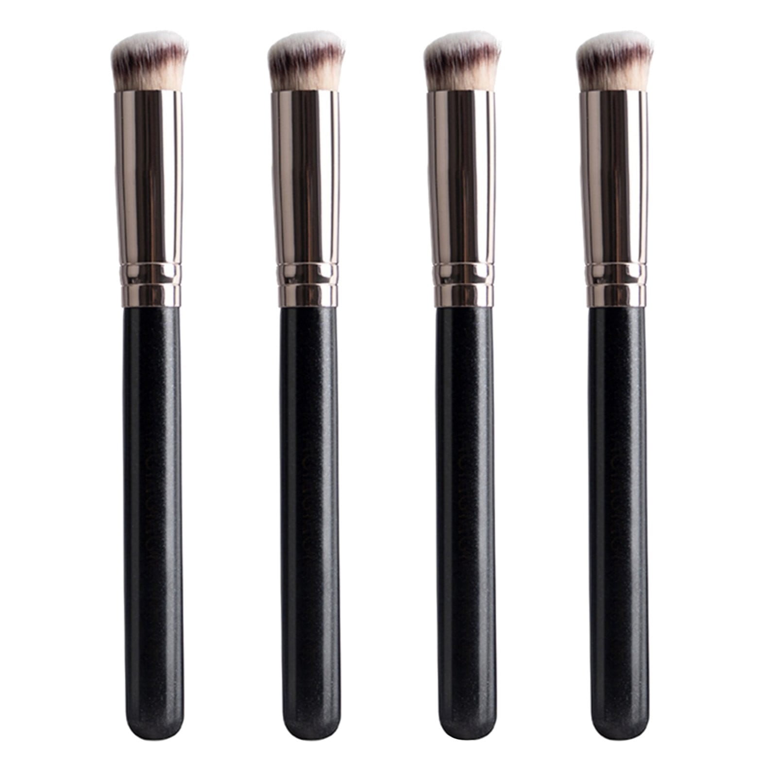 Weyolog Makeup Brush Set 2/3/4Pcs Concealer Under Mini Angled Flat Top