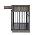 thumbnail image 1 of Wf001-Single Pull Indoor Pet Cage-Sg,Beige Brown Wood+ Stainless Steel Pet Supplies Pens Hutches, 1 of 1