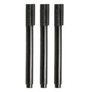Wgeygst Black Plastic Marker Pen Portable Counterfeit Pens for Money Test (3Pcs)
