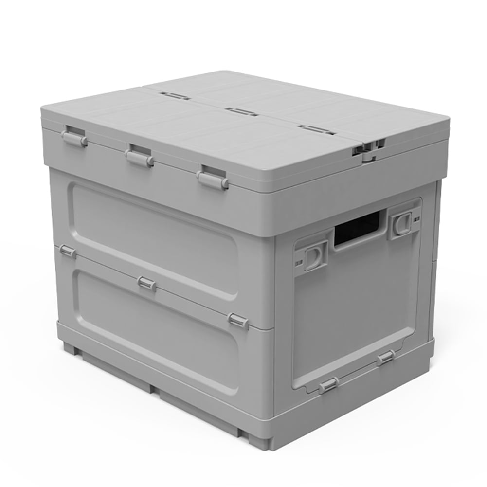 Wgeygst Plastic Organizer Box with Folding Table Large Capacity ...