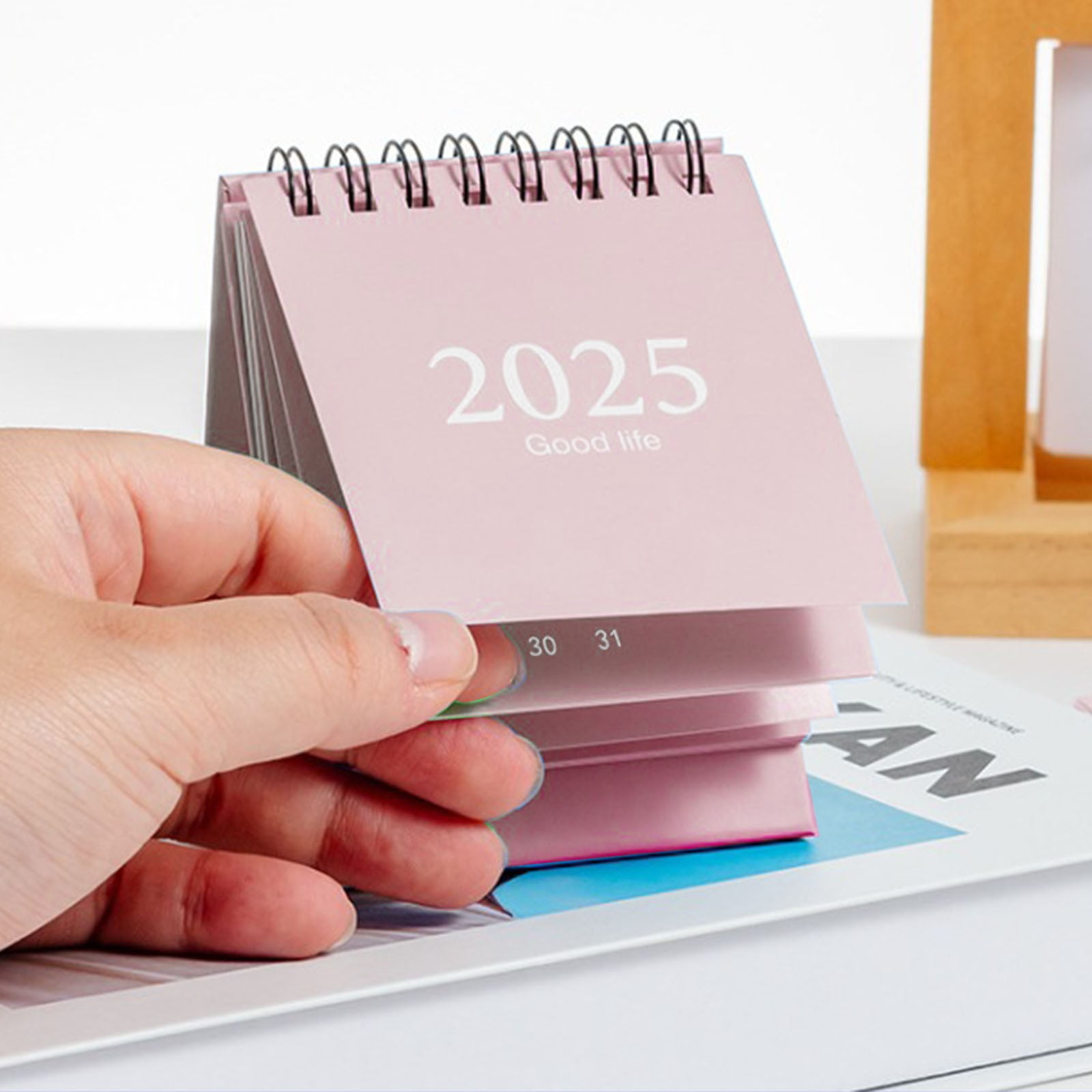 Wgmhea Mini Desktop Calendar 2025 Calendar 2025 Planner 2025 Standing