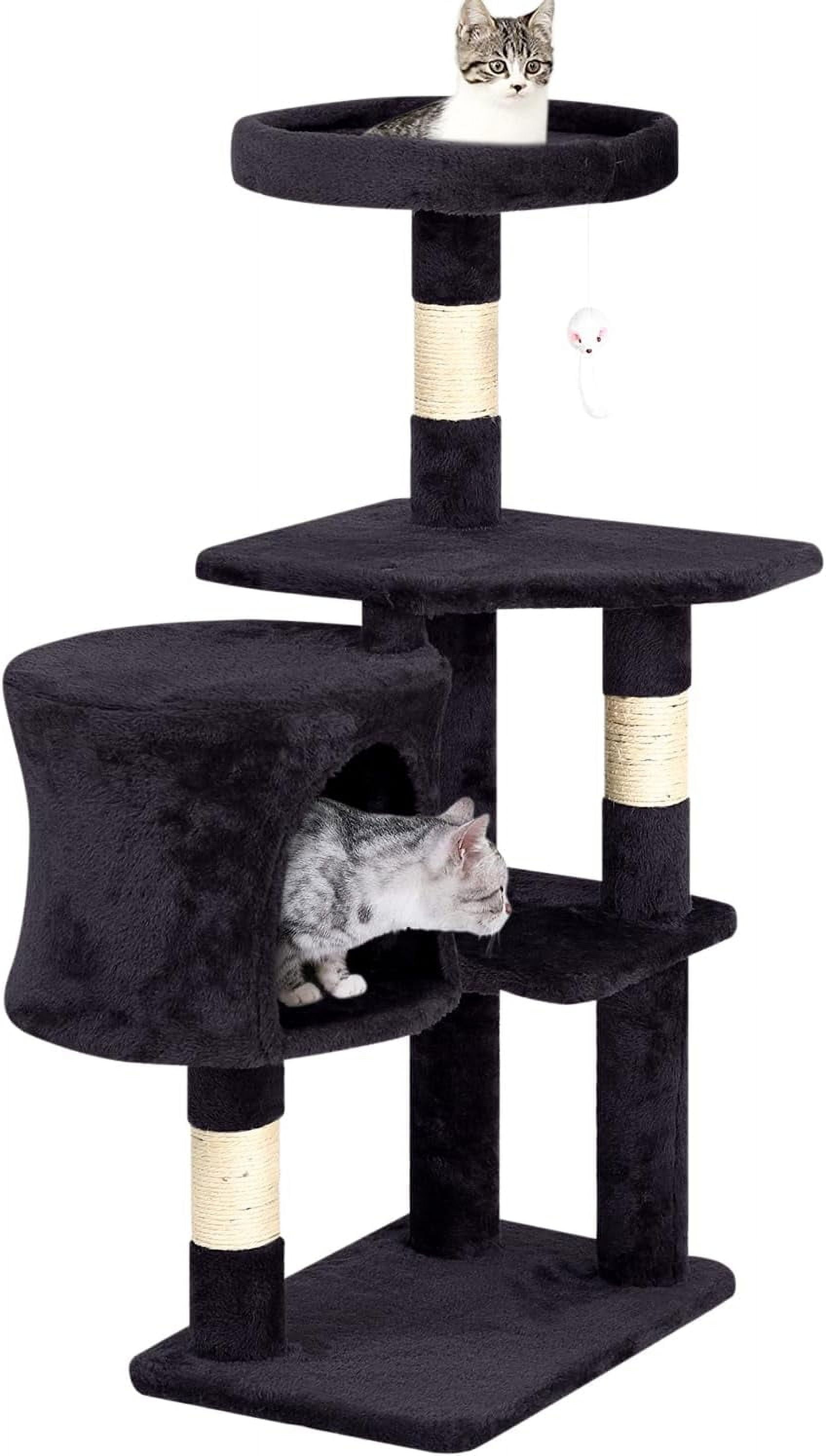 WgoodW Cat Tree 36 inch Tall Scratching Toy Activity Centre Cat Tower ...
