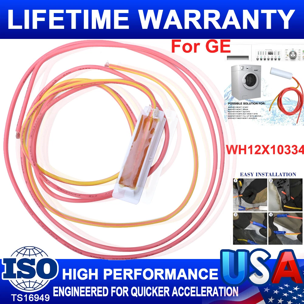 Sikawai Lid Switch Assembly WH12X10334 - Compatible With GE & Hotpoint Washers, Replaces AP3968471