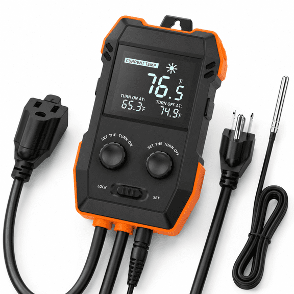Wh2408 Temperature Controller 10a 1200w (pack Of 2)