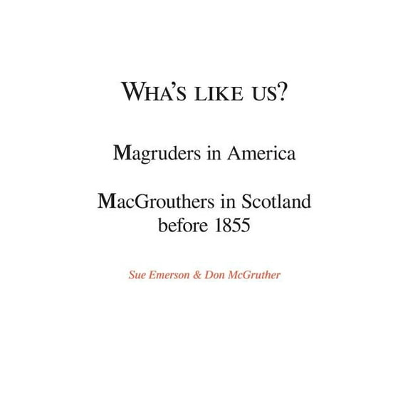 Wha's Like Us?, (Paperback)