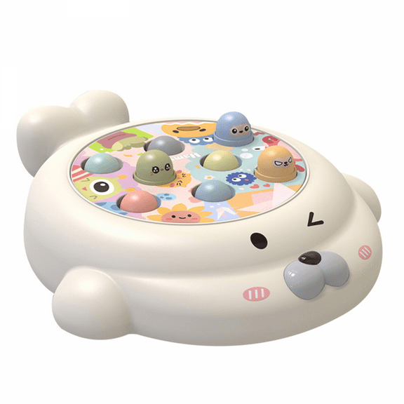 Whack Game Mole Interactive Educational Knocking Game with Lights, Sound & Hammer Toys for Kids Boys Girls Christmas Birthday Gifts