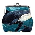 thumbnail image 1 of Whale 0.7 Microfiber Coin Purse with Zinc Alloy Jaws, 4.3x4.7 in/11x12 cm - Stylish and Durable Men's Wallet for Safekeeping Essentials, 1 of 7