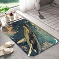 thumbnail image 1 of Whale 1149 Non-Slip Memory Foam Bath Rug: Absorbent, Quick-Dry, Machine Washable, Soft & Comfortable - M, 1 of 7