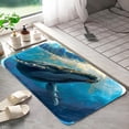 thumbnail image 1 of Whale 1158 Non-Slip Memory Foam Bath Rug: Absorbent, Quick-Dry, Machine Washable, Soft & Comfortable - S, 1 of 7