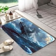thumbnail image 1 of Whale 1188 Non-Slip Memory Foam Bath Rug: Absorbent, Quick-Dry, Machine Washable, Soft & Comfortable - M, 1 of 7