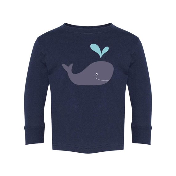 Whale And Water Long Sleeve Toddler -Image by Shutterstock, 5 Toddler