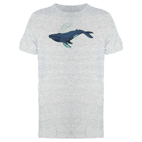 Whale Animal Tattoo T-Shirt Men -Image by Shutterstock, Male x-Large