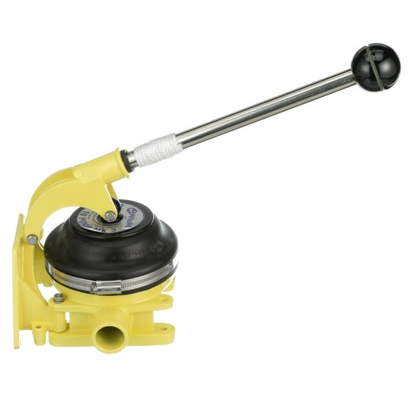 Whale BP3708 Gusher 10 Mk3 Manual Bilge Pump, On-Deck/Bulkhead, up to 17 GPM Flow Rate, 1 -Inch Hose Connections, for Boats over 40 Feet