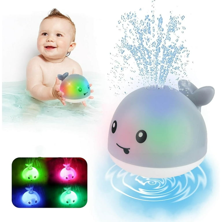 Whale Bath Toy Sprinkler Bath Toys for Toddlers 1-3 Light Up