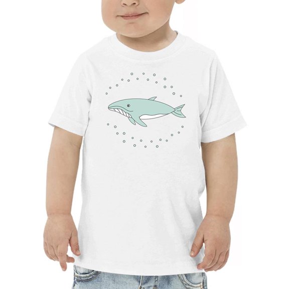 Whale Blue Cute T-Shirt Toddler -Image by Shutterstock,  5 Toddler