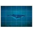 thumbnail image 1 of Whale Ceramic Tile Mural Kitchen Backsplash Bathroom Shower, 403099-L64, 1 of 3