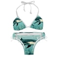 thumbnail image 1 of Whale Detachable Sponge Adjustable Strap Bikini Set Two-Pack Beachwear Scene Swimsuit, 1 of 6