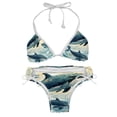 thumbnail image 1 of Whale Detachable Sponge Adjustable Strap Bikini Set Two-Pack - Ideal for Beach & Pool Parties, 1 of 6