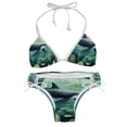 thumbnail image 1 of Whale Detachable Sponge Adjustable Strap Bikini Set Two-Pack, Ideal for Beach and Pool Parties, 1 of 6