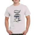 thumbnail image 1 of Whale Display Ii. T-Shirt Men -Naomi McCavitt Designs, Male 4X-Large, 1 of 4