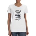 thumbnail image 1 of Whale Display Ii. T-Shirt Women -Naomi McCavitt Designs, Female 5X-Large, 1 of 4
