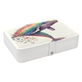 thumbnail image 1 of Whale Earring Organizer Jewelry Box with Removable Compartment and Portable Design, 1 of 6
