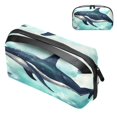 thumbnail image 1 of Whale Electronic Organizer Travel Case, Waterproof Oxford Cloth Storage Pouch Bag, Box with Cord Organizer Storage for Computer Cable Organizer, 5.9x9.44x3.14 in., 1 of 6