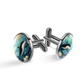 thumbnail image 1 of Whale Elegant Business Attire: Stainless Steel Men's Cufflinks Set for Versatile Wardrobe Options, 1 of 6