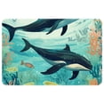 thumbnail image 1 of Whale Elegant Polyester Indoor Rug, Non-Slip Chair Rug, Machine Washable Floor Rugs, 1 of 6
