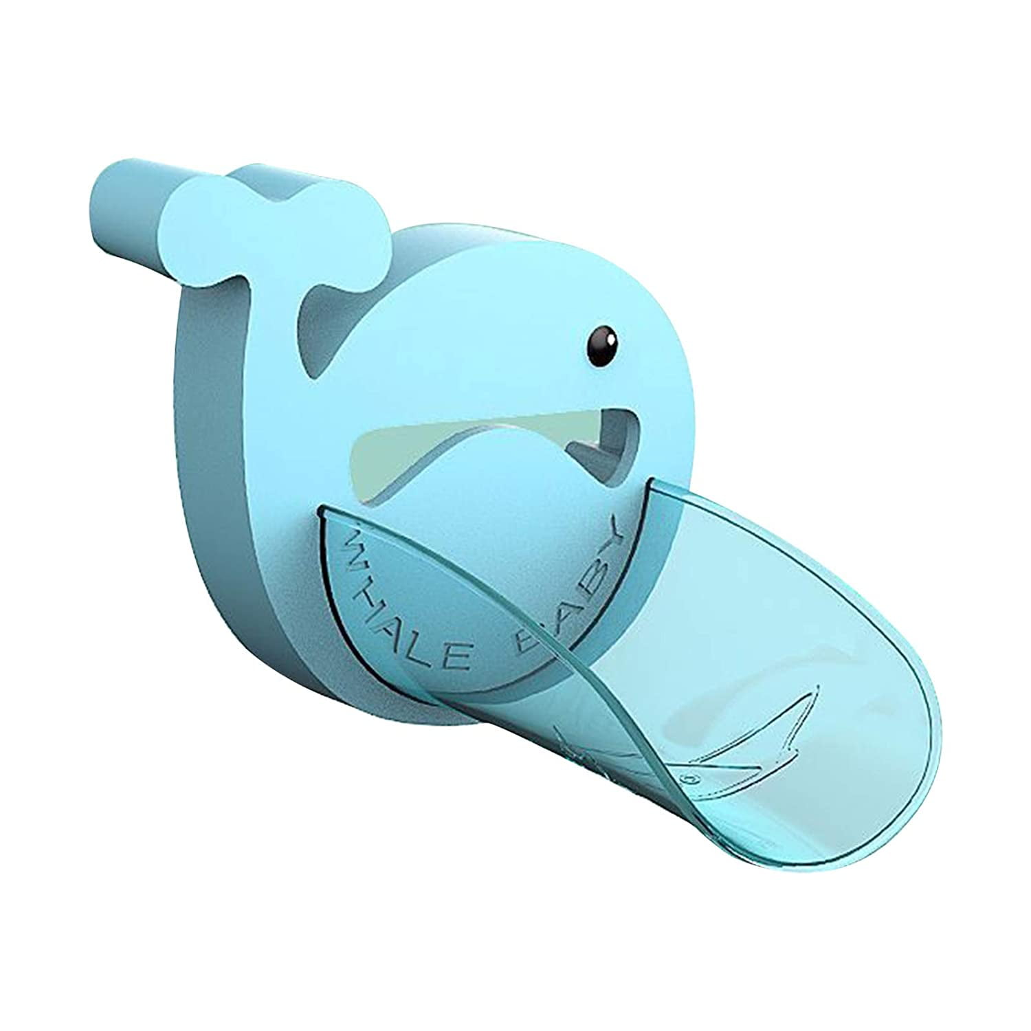 Whale Faucet Extender for Toddlers Kids Baby Hand Wash Helper Blue