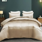 PURE COMFORT Luxury Brushed Spa Grade Microfiber 4-Piece Comforter Set