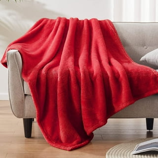 Extra large red throws sale