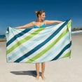 thumbnail image 1 of Whale Flotilla Oversized 35"x70" Quick Dry Beach Towel, Microfiber Sand Free Beach Towels, Extra Large Compact Pool Travel Towel, Green, 1 of 10