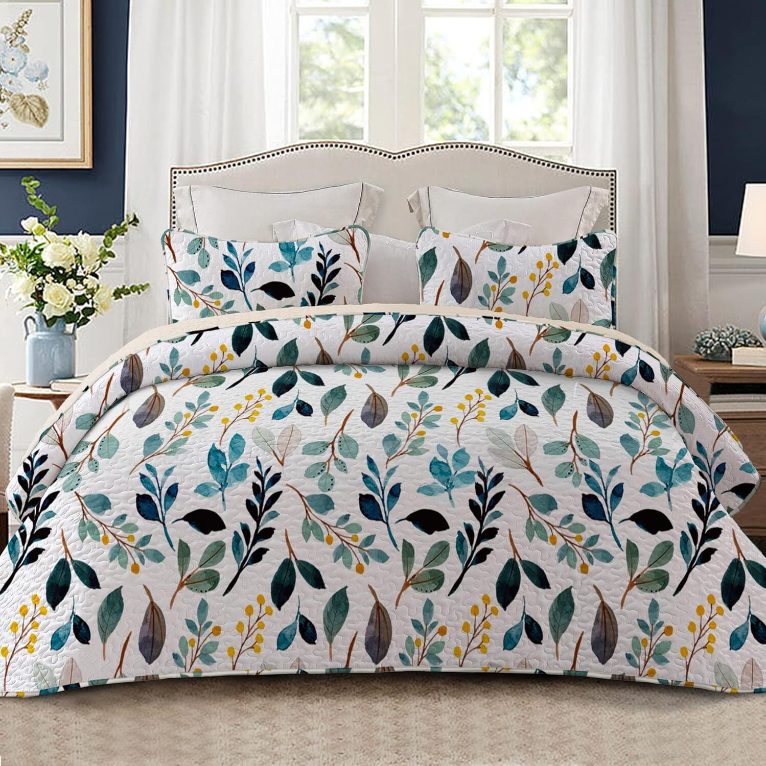 Walmart is selling a $76 reversible patchwork quilt for $35