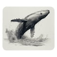 thumbnail image 1 of Whale Gaming Mouse Pad, Desk Mat, Square 8.3x9.8 Inch Non-Slip Rubber Bottom Printed for Office and Gaming, 1 of 6