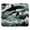 thumbnail image 1 of Whale Gaming Mousepad Mouse Mat Desk Mat - Square, 8.3x9.8 Inch, Non-Slip Rubber Bottom, Printed, Suitable for Office and Gaming, 1 of 6