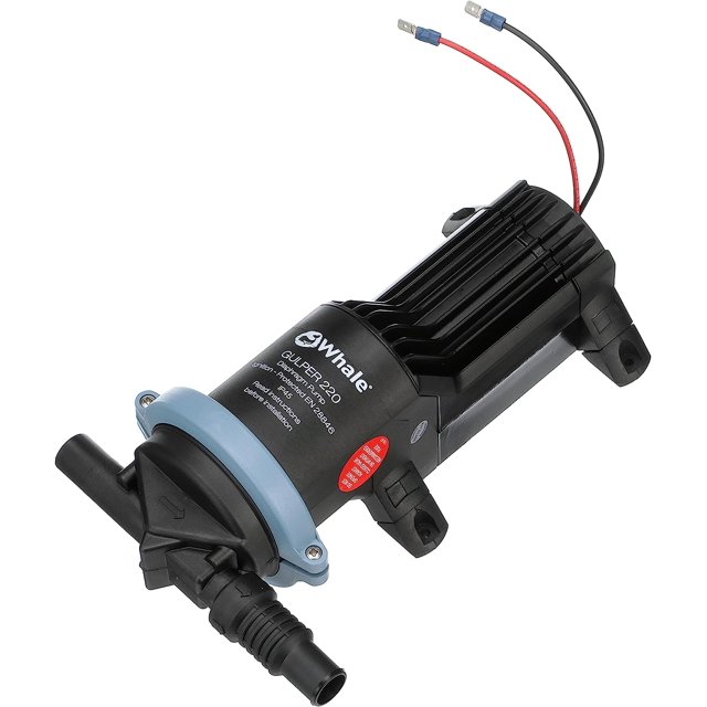 Whale Gulper 220 Graywater Pump Manages Gray Waste in Boats & RV 3.