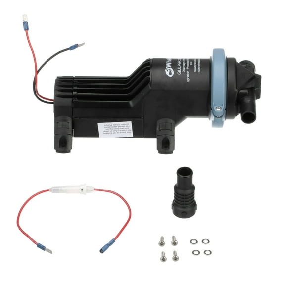 Whale Gulper 220 Pump, Manages Gray Waste, 3.5 GPM Flow Rate, 12V DC, ¾-Inch Hose Connections