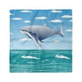 thumbnail image 1 of Whale Head Scarf, Cartoon Ocean Whale, Head Wrap, 3 Sizes, by Ambesonne, 1 of 2