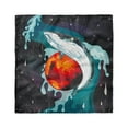 thumbnail image 1 of Whale Head Scarf, Whale and Fisher Sailor, Head Wrap, 3 Sizes, by Ambesonne, 1 of 2