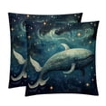 thumbnail image 1 of Whale Inserts Set - 2-Pack Decorative Pillows with Unique Patterns for Throw Pillow Covers for Home Decor, Sofa, Bed - Available in 16x16, 18x18 & 20x20, 1 of 6