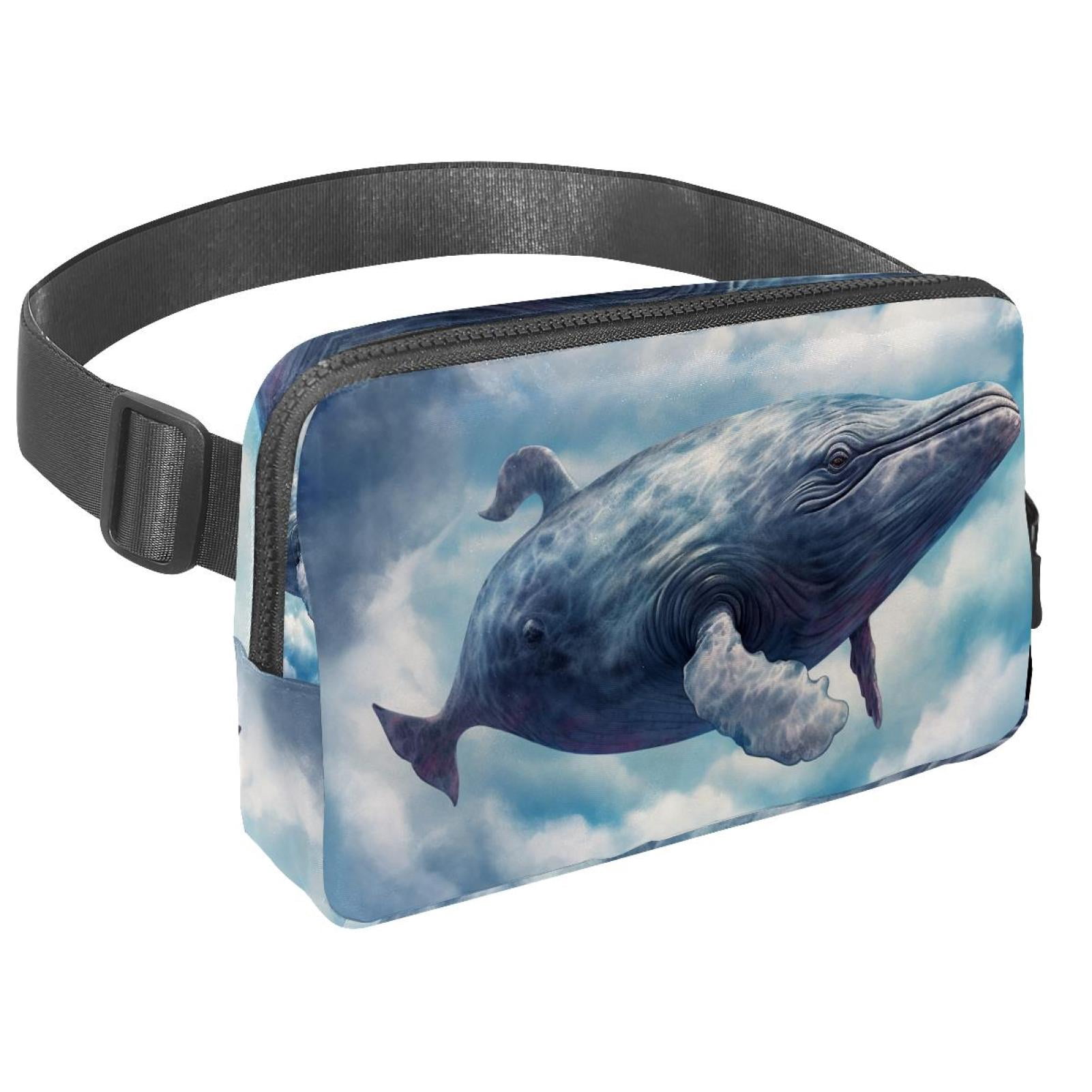 Whale Lightweight Adjustable Waist Bag with Extension Strap - Unisex Running Belt Bag