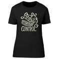 thumbnail image 1 of Whale Lose Control Graphic T-Shirt Women -Image by Shutterstock, Female 3X-Large, 1 of 2